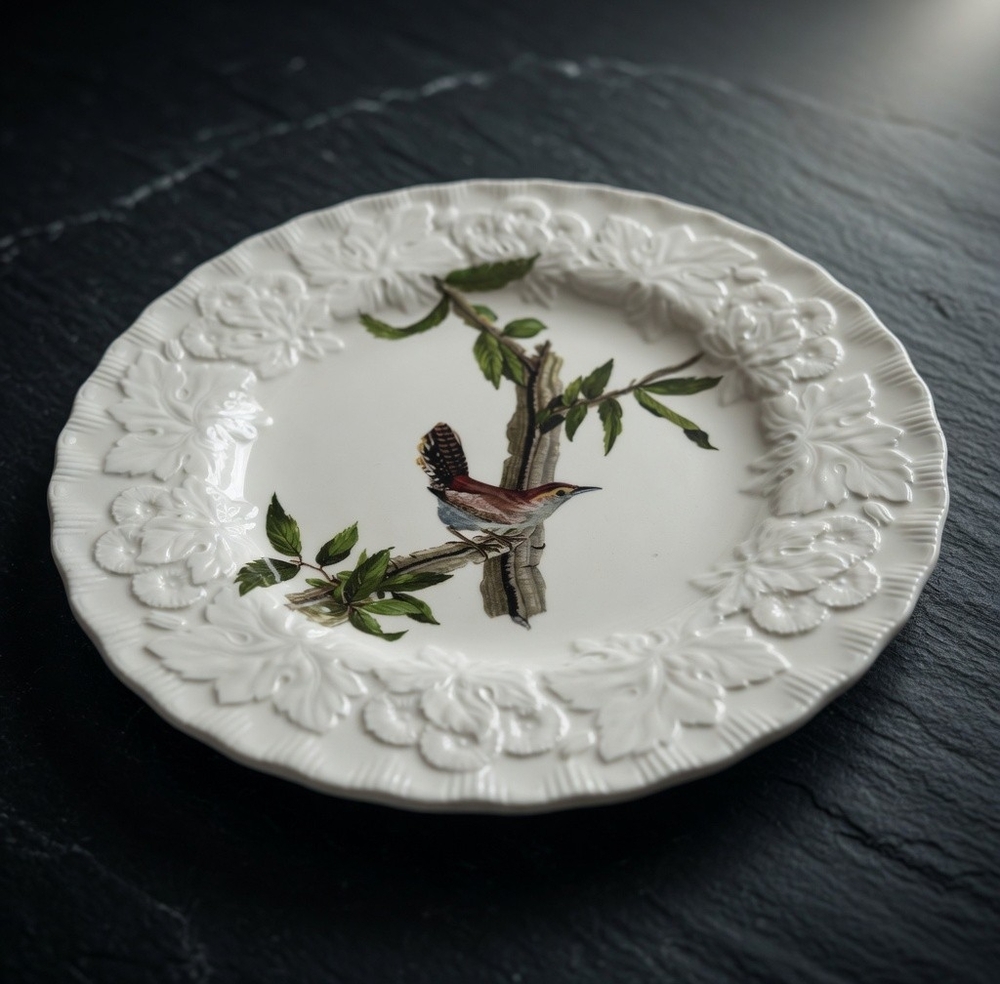 Alfred Meakin Audubon Birds of America Bewick's Wren Plate #18 Thryomanes Bewick